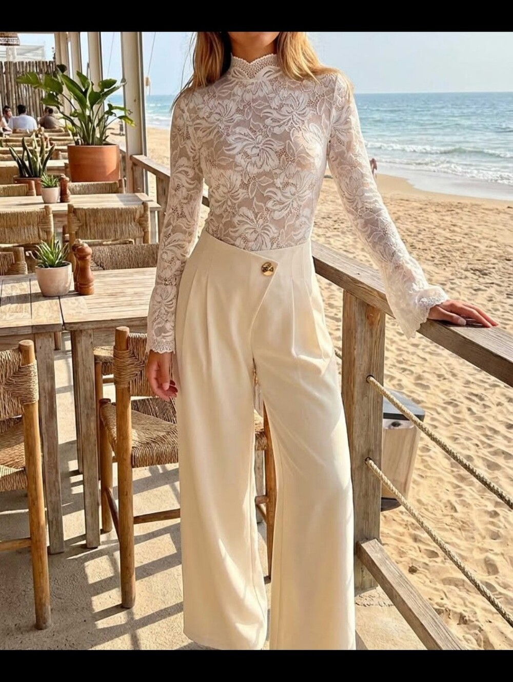 Cider Ivory Lace Bodysuit